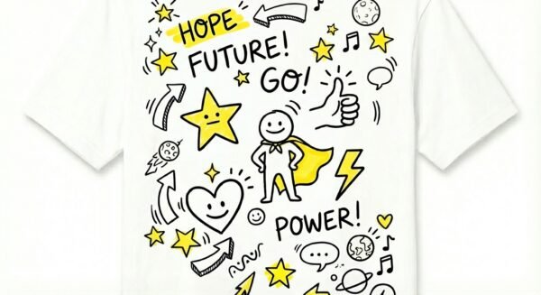 Generated Image February 24, 2026 - 1_42PM.jpg Camiseta Hope & Power — Ed. Solidaria